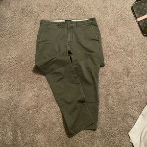 Jcrew Olive cotton pants 31x32